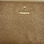 Kate Spade  Joeley Rose Gold Glitter Continental Zip Around Wallet Large Photo 3