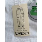 Generation Love  Women’s White Double‎ Button Parachute Pants Size 5/28 NEW Photo 8