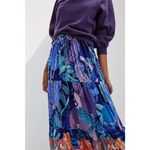 Anthropologie NWT Cecilia Pettersson Bea Tiered Maxi Skirt Medium Floral Tiger Photo 7