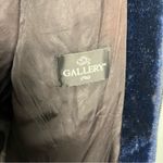 Gallery Vintage 90s Faux Fur Blue Bomber Jacket Women’s Size S Glam Party Photo 6
