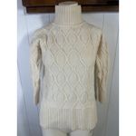 AYR  The Sweetie Wool Turtleneck Sweater in Cream. Size XS Photo 1