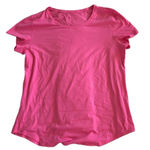 CRZ Yoga  Pima Cotton Short Sleeve Casual T-shirt Top, Pink, XL, nwot Photo 0