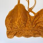 Maurice's Golden Yellow Allover Lace Strappy Racerback Bralette Photo 3