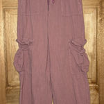 BDG Dusty Pink Wide Leg Cargo baggy women’s Pants size S Photo 0