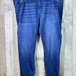 Truth + Theory Womens 22W Cropped Skinny Blue Denim Stretch Jeans w/5 Po… Photo 0