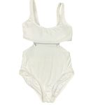 Michael Kors Michael Kors Women's Black Zip-trim Cutout One-piece Swimsuit 6 Photo 1