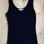 Cotton Citizen  Tank Top Ribbed Sleeveless Size XS Black Photo 0