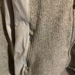 Athleta Zip Up Hoodie Two Tone Gray Women’s Medium Comfy Cozy Neutral Athletic Photo 3