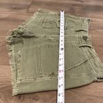American Eagle  Green‎ Hi-rise Button-Fly Cut-Off Jean Shorts Size 6 Photo 9