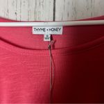 Thyme + Honey  Women’s Short Sleeve Crew Neck Blouse Sz S Photo 8