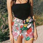 Tiger Mist  Kaelee Skirt in Floral Checkers Photo 0