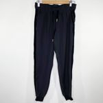 Lululemon On The Fly Black Velvet Trim Drawstring Jogger Pants Women's Size 2 Photo 55