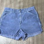 American Eagle  Shorts 6 Blue Corduroy High Rise 90s Boyfriend EUC Photo 0