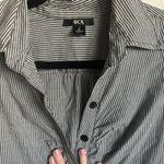 BCX  Black and White Striped Mini Dress Photo 4