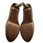 Tahari Women's Laura Gold Cap Toe Leather Platform Pumps Heel Size 8.5M Party Photo 9