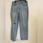 Old Navy  Light Blue High Rise Distressed Jeans Photo 1