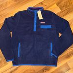 Vineyard Vines Harbor fleece nautical, navy XXS NWT 1/4 zip sweatshirt Photo 0