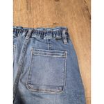 Risen Tummy Control Stretchy Wide Leg Crop Jeans Medium Wash Size 7/28 Photo 6