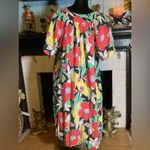 Vintage Funky Floral Nightgown Small/Medium** flaw Yellow Photo 7