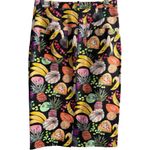 Rachel Antonoff Hilary Denim Fruit Print Pencil Skirt (aso Gilmore Girls) 4 Rare Black Photo 3