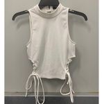 NBD  White Eyal Top Chic, Side Tie‎ Top Photo 4
