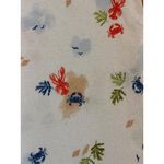 Laura Ashley White Lobster Crabs Sleeveless Nightgown Sand Pockets Size Large Photo 1