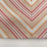 ICB Japanese Skirt Chevron Striped Neutral Salmon Pink Corporate Office Size 2 Photo 11