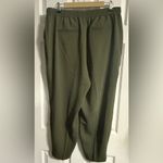 EXPRESS  Olive Green Drawstring Pull On Pants Large Photo 1
