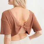 Aerie NWT  Waffle Flip Over Reversible T-Shirt Photo 1
