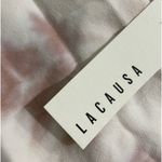 Lacausa NWT  (Anthropologie),C'est La Vie Tie Dye Crewneck Sweatshirt, Clay, S Photo 3