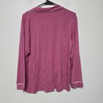 Eberjay Eberjey Gisele Womens Long Sleeve PJ Top Only Pink White Sz S NWT Photo 4