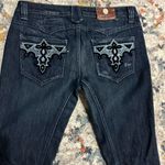 Antik Denim  Jeans Women's Size 30/34 Distressed Embroidered Bootcut Flare Photo 5