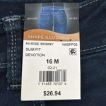 Lee  Shape Illusions Size 16 Hi-Rise Skinny Slim Fit  Jeggings  Pull on Jeans Photo 4
