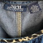 MPH Collection 90s denim embroidered midi maxi dress size XL Photo 1