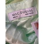 Mac Duggal  NEW Size 10 67911 Mint Iconic Ruffle Tiered Cut-Out Chiffon Maxi Gown Photo 10