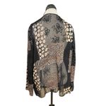 Women’s Kimono Cardigan Duster Sz Medium Sheer Boho Goth Safari Floral Leopard Photo 2