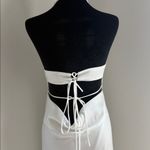 Elegant White Halter Maxi Dress Size M Photo 10