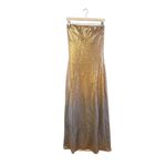 Show Me Your Mumu Taylor Tube Dress in Gold Ombre Sequins L NWT Photo 3
