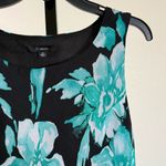 Romantic Floral Midi Dress Sleeveless Flowy Size 12 Garden Cottagecore Fairy Black Photo 6