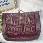 Nine West ANGELINA TOTE HANDBAG Brownish Red Photo 0
