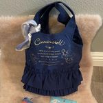 Sanrio Cinnamoroll Navy blue & gold frilly bag, card holder & change purse Photo 5