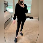 New Oversized Boatneck Black Knit Sweater Photo 6