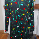 Tipsy Elves  Black Long Sleeve Dress with Festive Lights Photo 0