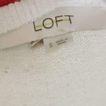 Loft  mixed striped short sleeve sweater size small Photo 10