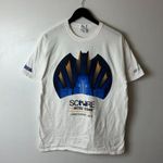 2012 Score Intel Core T Shirt Medium M White Graphic Tee Photo 7