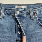 Levi's Levi’s Ribcage Straight Ankle High Rise Denim Blue Jeans Size 32 x 27 Photo 4