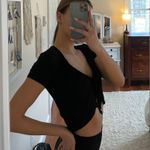 Garage Black T-shirt Cardigan Photo 2