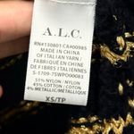 ALC Frank A.L.C Elisa Metallic Stripe Turtleneck Sweater XS Worn on TV Bella Thorne Photo 5