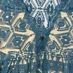 Jen's Pirate Booty  Teal Geometric Lace Dress see Measurements ( oversized) Photo 1