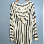 Buckees Striped Hoodie Sweatshirt Tunic Photo 5